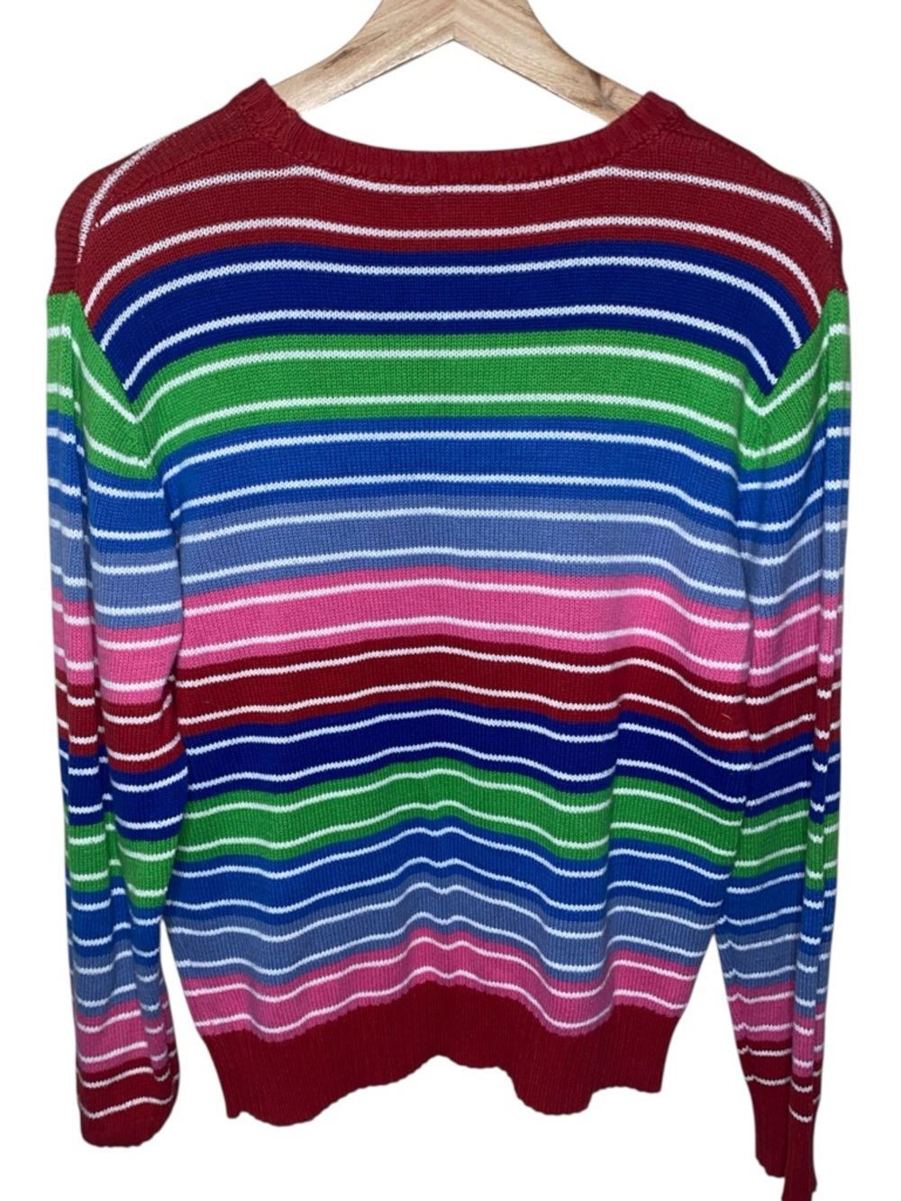 Spirit Halloween Chucky Good Guys adult striped distressed sweater - Picture 2 of 3